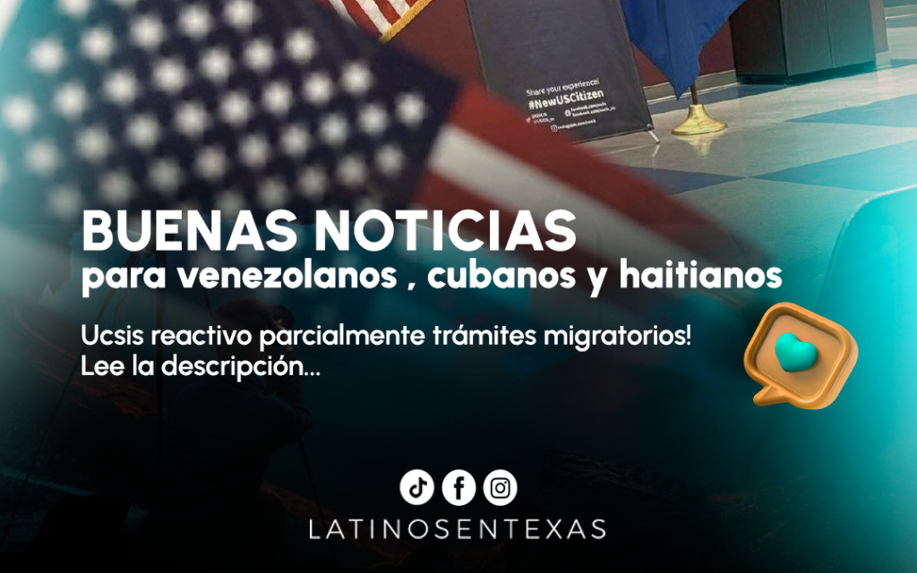 USCIS reactiva parcialmente algunos trámites migratorios para venezolanos en Estados Unidos